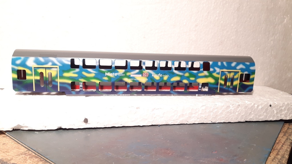 Doppelstockwagen 2. Klasse Miete mich - Kaufe mich DB Gebrauchtzug Touristikdesign Basis Märklino