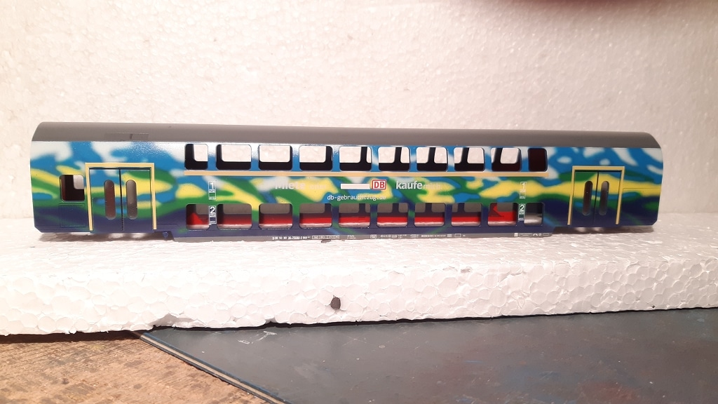 Doppelstockwagen 1./2. Klasse Miete mich - Kaufe mich DB Gebrauchtzug Touristikdesign Basis Märklin