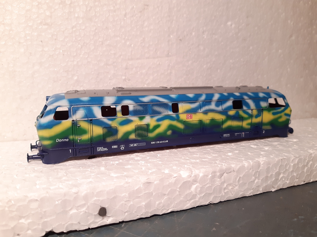 BR 218 443 DB Gebrauchtzug Donna auf Basis Märklin H0
