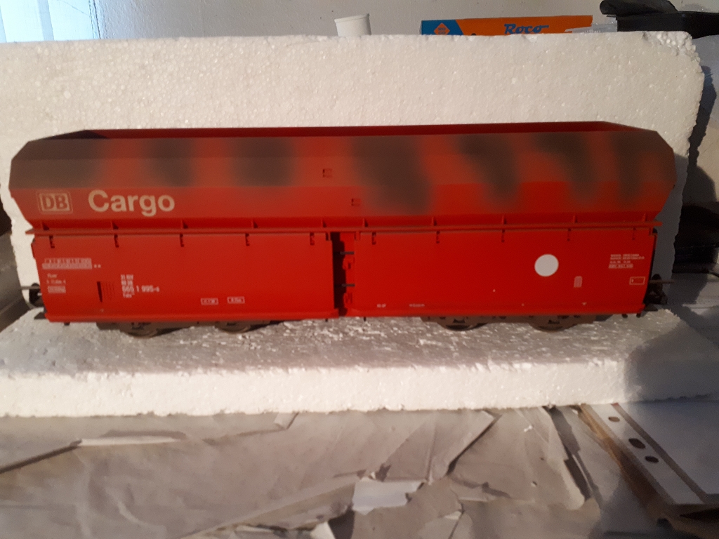 Selbstentladewagen Spur 1 gealtert Basis Märklin DB Cargo
