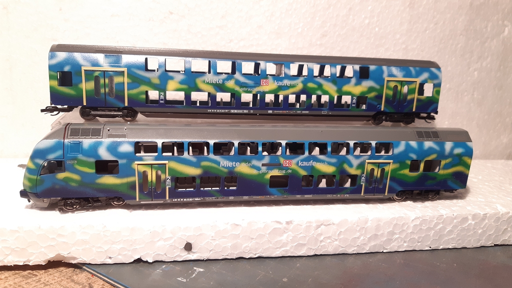 Doppelstockwagen Miete oder Kaufe mich Gebrauchtzug im Touristik Design Basis Tillig TT