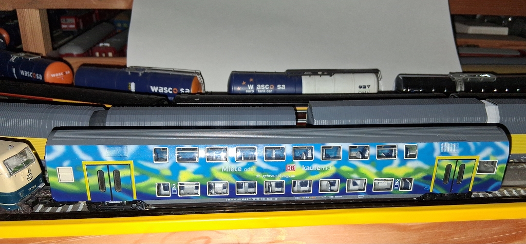 Doppelstockwagen 2. Klasse Miete mich - Kaufe mich DB Gebrauchtzug Touristikdesign Basis Roco TT