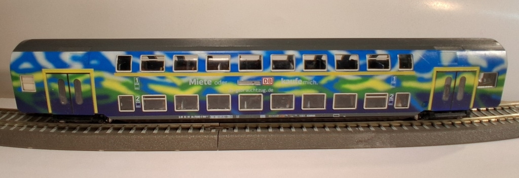 Doppelstockwagen 2. Klasse Miete mich - Kaufe mich DB Gebrauchtzug Touristikdesign Basis Tilligiko