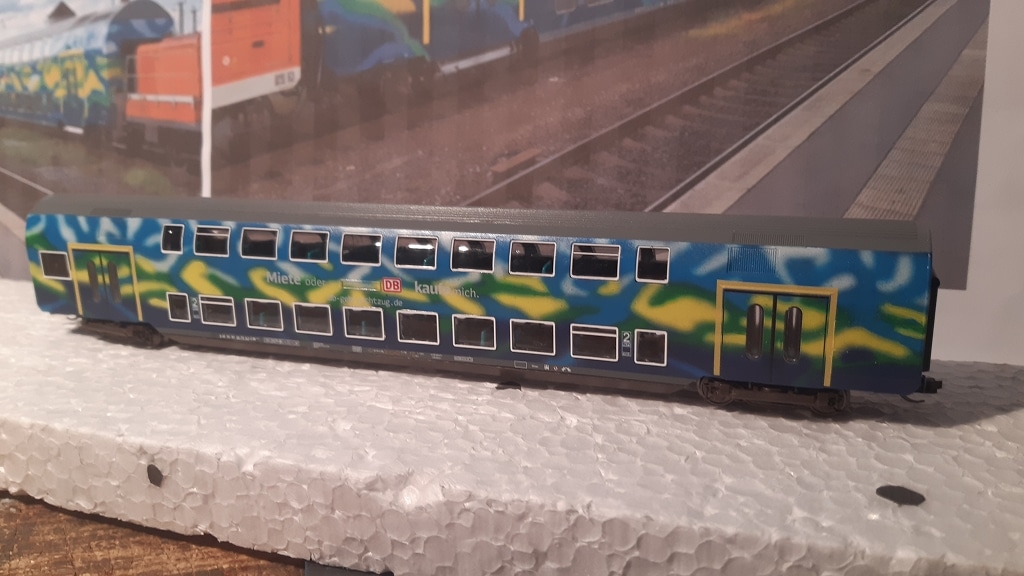 Doppelstockwagen 2. Klasse Miete mich - Kaufe mich DB Gebrauchtzug Touristikdesign Basis Tillig