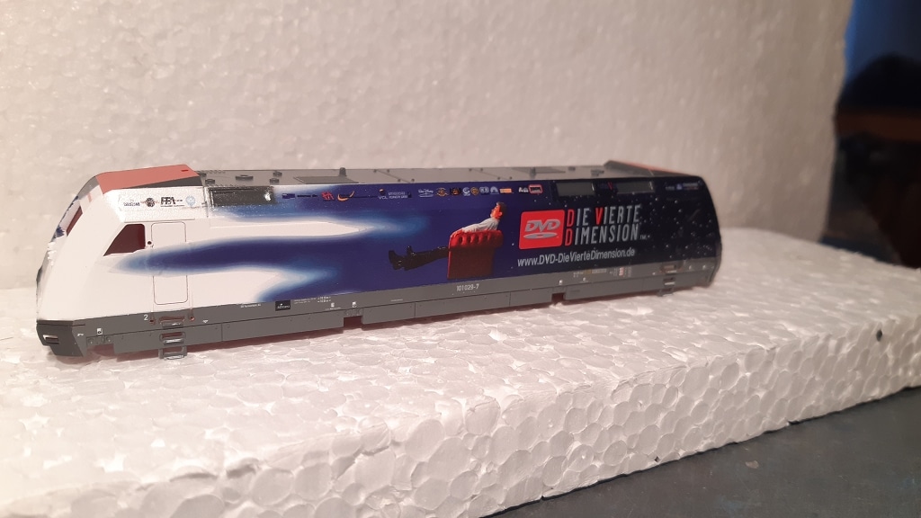 BR 101 029 DVD Die Vierte Dimension als Modell in TT Basis BR 101 Tillig