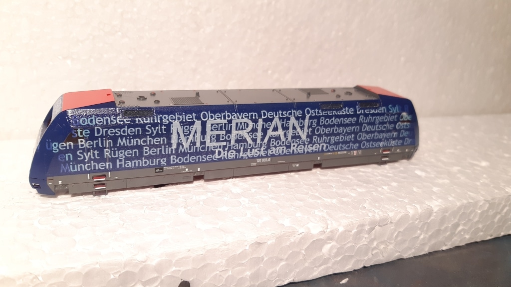 BR 101 001 Merian DB auf Basis Tillig TT