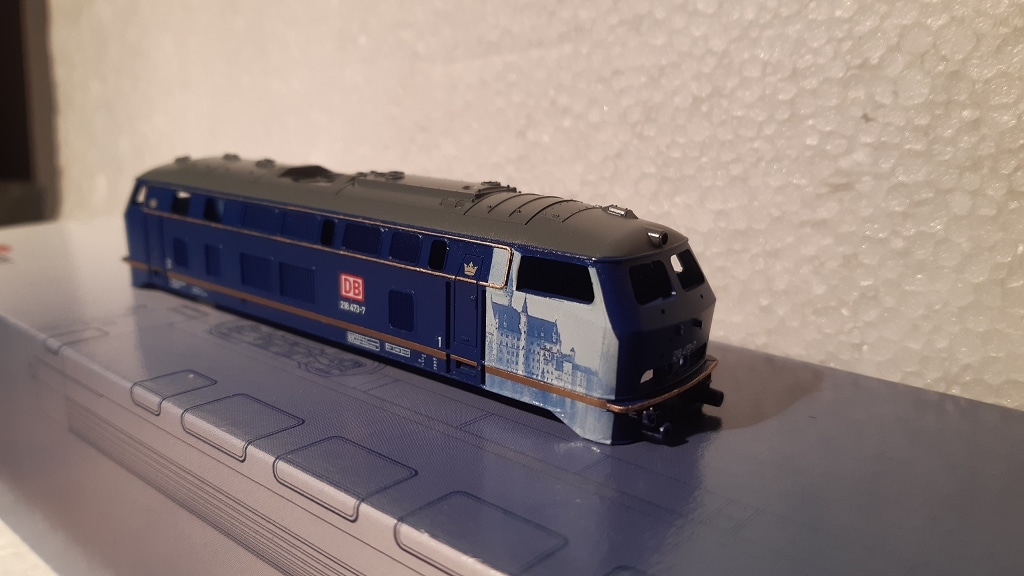 BR 218 473 König-Ludwig Lok auf Basis Tillig TT