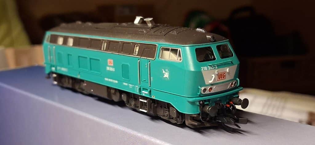 BR 218 333 UEG Privatbahn auf Basis Tillig TT