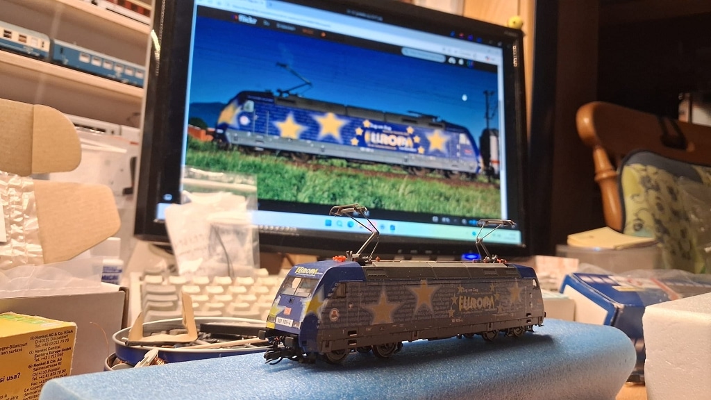 BR 101 101 DB Europa Lok auf Basis Tillig TT