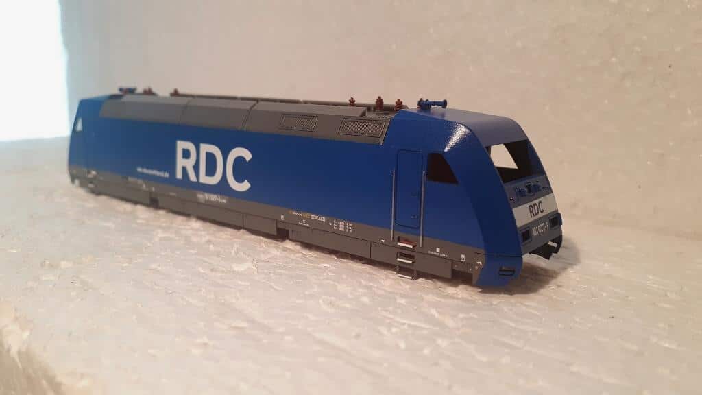 BR 101 027 RDC auf Basis Tillig TT Modell
