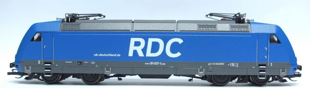 BR 101 027 RDC auf Basis Tillig TT Modell