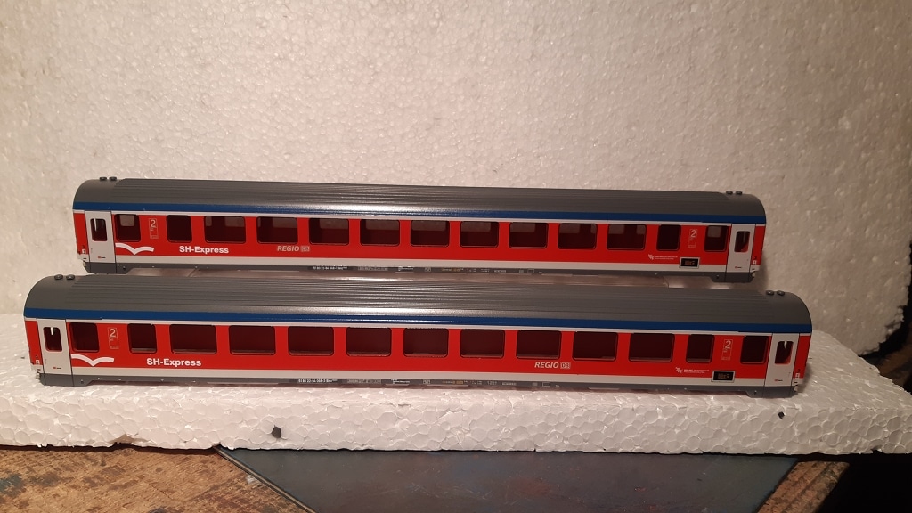 SH-Express Schleswig-Holstein-Express Umbearbeitung von Roco Modellen