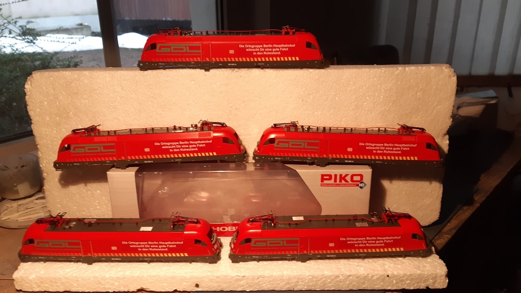 BR 182 005 Abschiedsloks für Lokführer der GDL Berlin