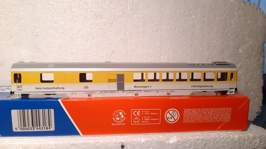 Messwagen 3 DB Netz Instandhaltung Fahrwegmessung auf Basis Roco H0