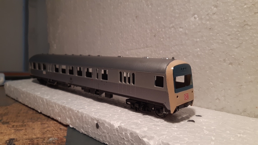 Silberling Steuerwagen DB mit GFK Kopf - auch hässliches Entlein genannt