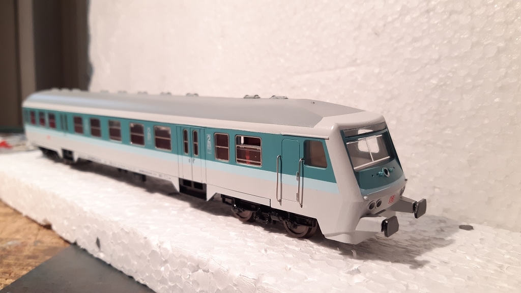 Wittenberger Steuerwagen Mintling DB auf Basis Roco  H0 Länge 26,4 cm