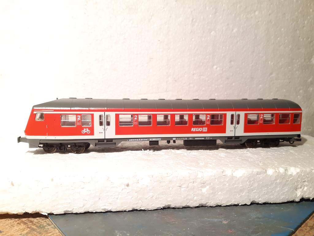 Wittenberger Steuerwagen DB Regio auf Basis Roco 1:100 Ho und Oberteil 3D Druck Resin