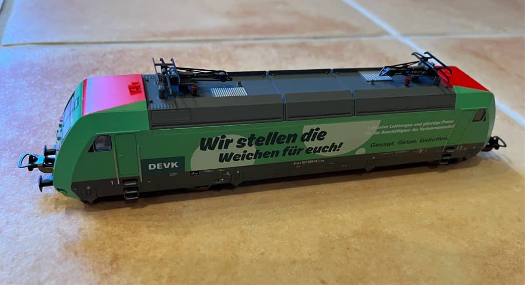 BR 101 088 DEVK wir stellen die Weichen für euch  - Kundenbild Basis Piko H0