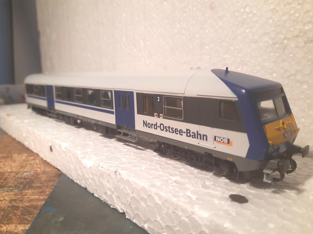 Steuerwagen NOB Nord-Ostsee-Bahn auf Basis Roco 1:87