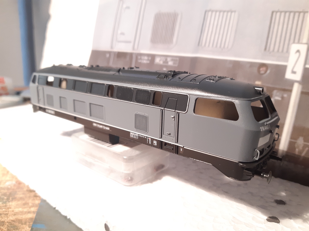 BR 218 468 der NeSA auf Basis Fleischmann 218.4  H0