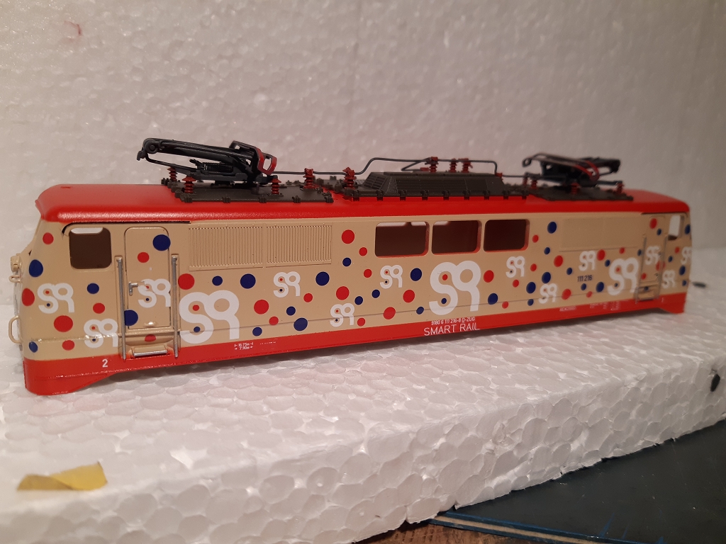 BR 111 216 Smart Rail auf Basis Fleischmann H0