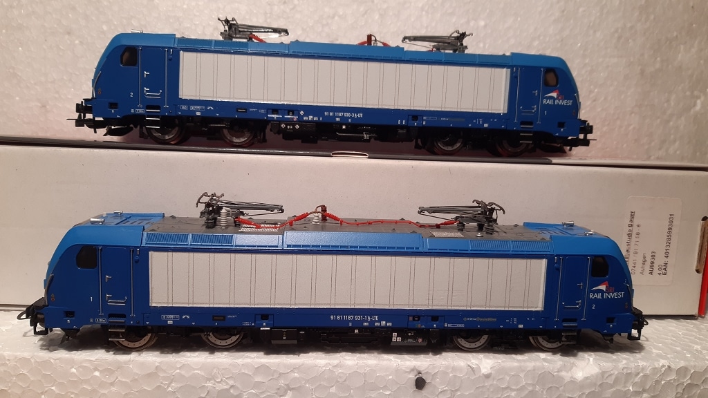 BR 187 931 und BR 187 930 Umgestaltung von LTE Lord of Rails auf SRI Rail Invest mit Sicken statt Panel