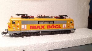 BR 111 075 auf Basis Märklin H0 Max Bögl Eigentümer Smart Rail