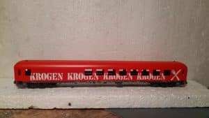 Umbau und Lackierung Speisewagen DSB KROGEN auf Basis Roco HO 1:87