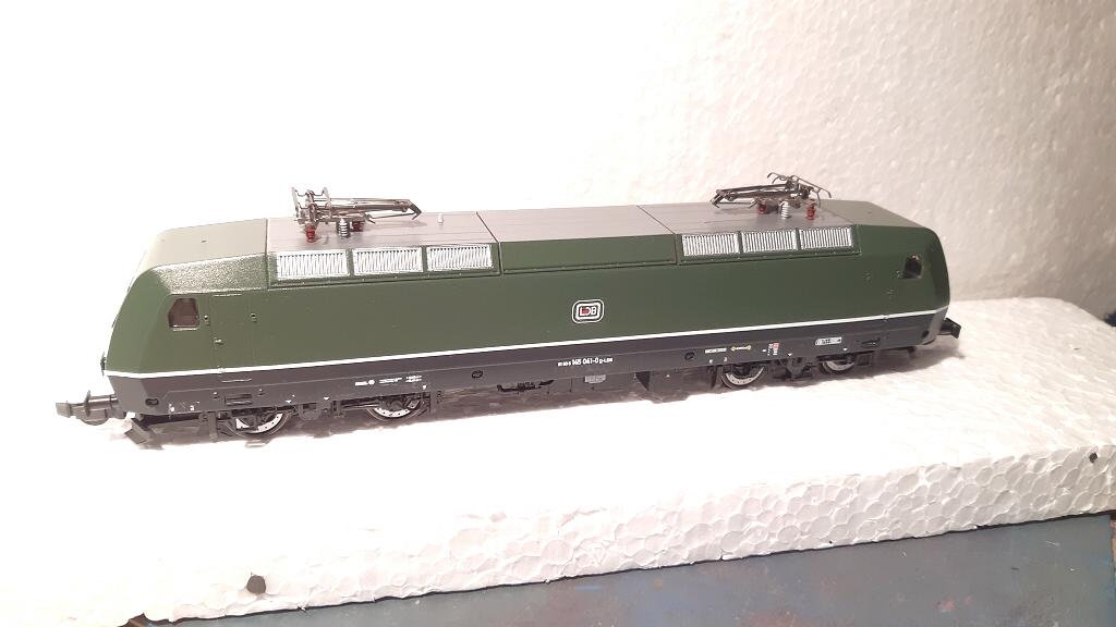 BR 145 041 LDB Lokdienste Braun auf Basis Roco H0