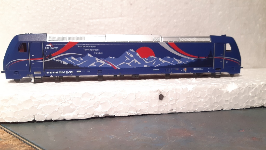 BR 146 520 SRI Rail Invest neues Design 2025 Nord-Süd auf Basis Piko H0