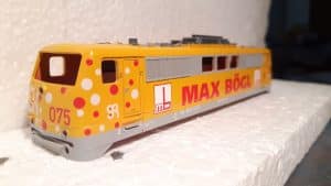BR 111 075 auf Basis Roco H0 Max Bögl Eigentümer Smart Rail