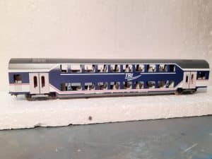 Doppelstockwagen TRI auf Basis Fleischmann H0